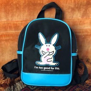 happy bunny mini backpack